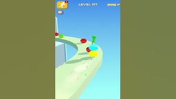 Stack Rider - Gameplay Walkthrough Level-177 #Shorts