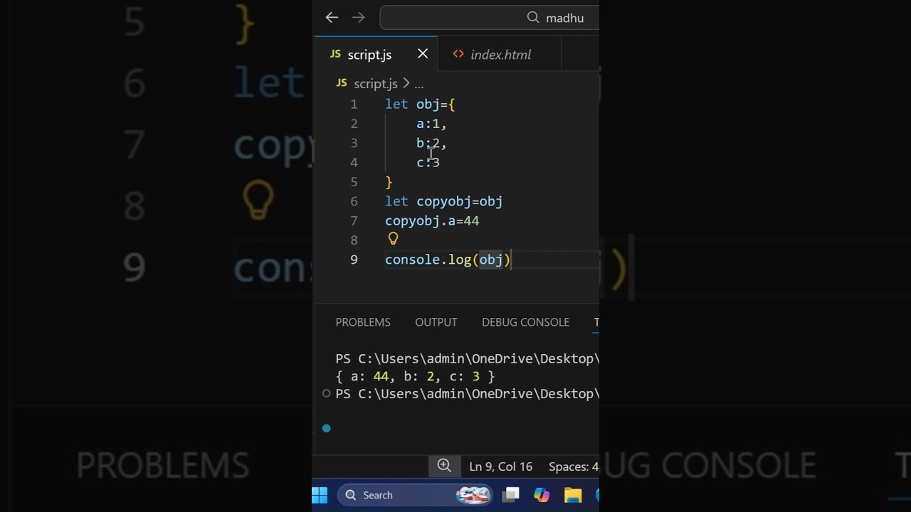 how to make Shalow copy of object in javaScript 