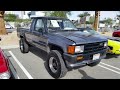 1986 Toyota Hilux SR5 XtraCab 4WD Pickup SOLD $10,500 Auction 1 Owner Lifted 22R 5 Speed Restored 86