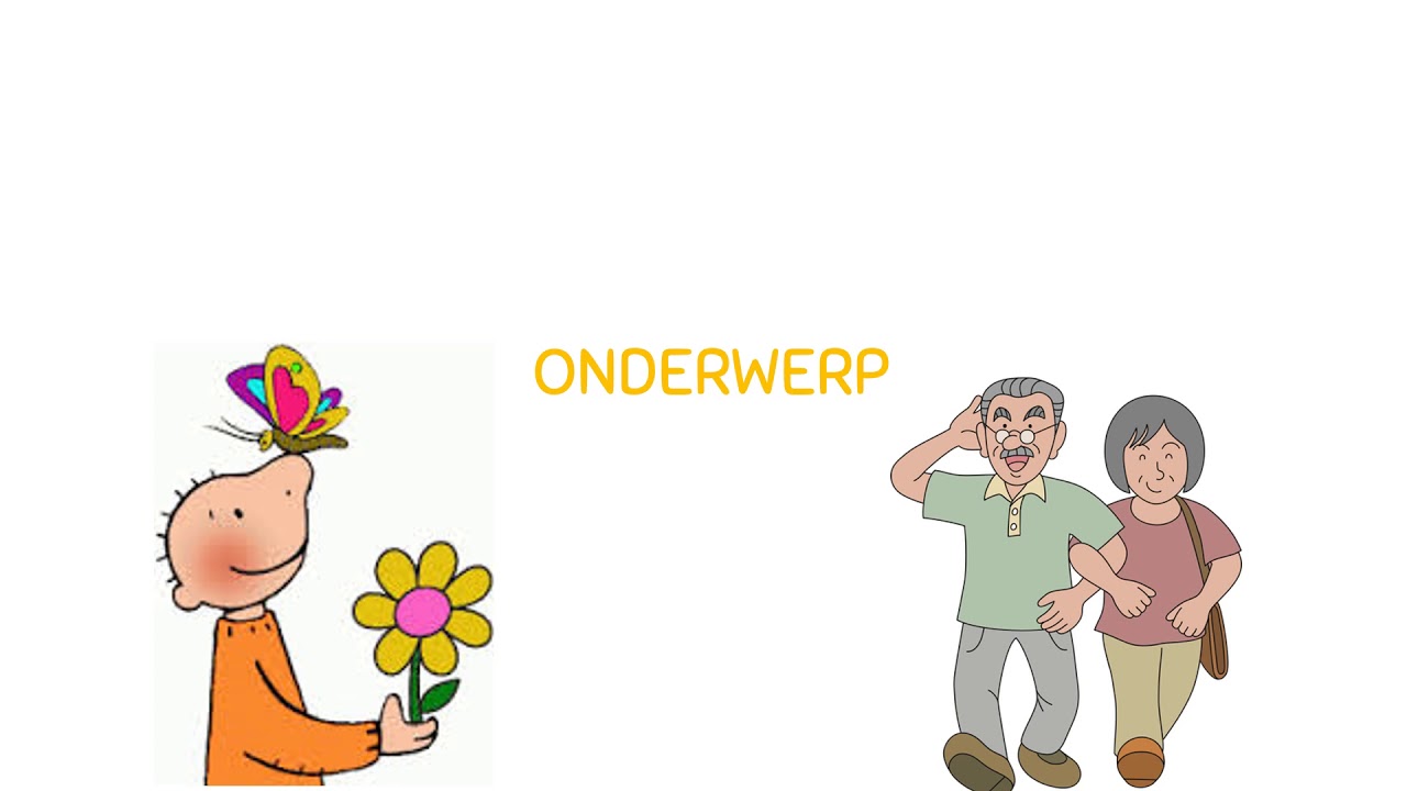 Het onderwerp en de persoonsvorm - YouTube