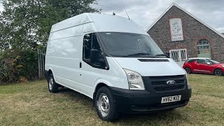 2012 Ford Transit 125 T350 FWD 2.2 Litre Tdci L2H1 MWB
