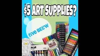 ART HAUL | Trying Art Supplies from FIVE BELOW!