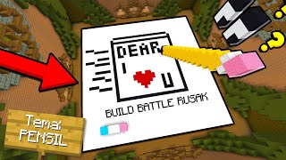 MEMBUAT SURAT CINTA UNTUK BUILD BATTLE! - Minecraft Build Battle #62