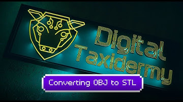 How to Convert OBJ to STL and why! - Reduce file size and prepare item for printing easily