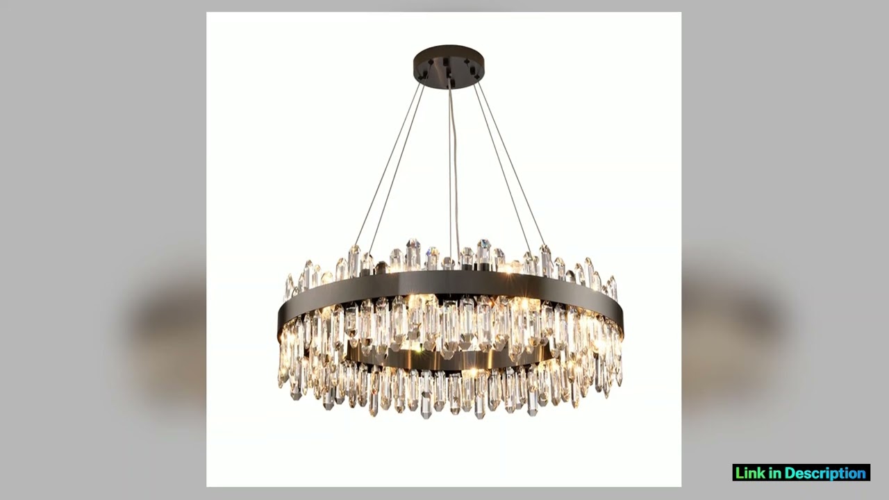 Modern Creative Fancy Design Gold Black Crystal Chandelier Indoor Lighting Hanging Lamp Decoration