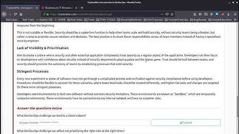 Tryhackme - Task5 Introduction To DevSecOps -DevSecOps Security Strikes Back