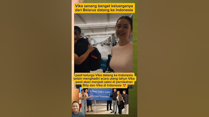 Vika senang banget keluarganya dari Belarus datang ke Indonesia 😍#short#video#