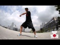 街舞教學 How to Breakdance | G Style Footwork Go Down | Double Scoop
