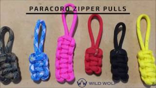 DIY paracord zipper pulls on the Brain Bag, jujigatame's pa…