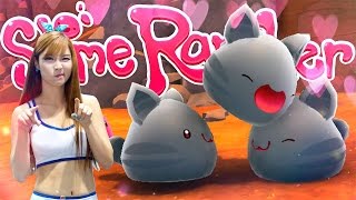 САМАЯ НЯШНАЯ ИГРА! Играем с девушкой в Slime Rancher