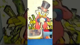 Tio Patinhas Em Quadro Óleo