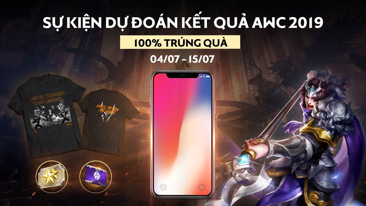 rovera DỰ ĐOÁN AWC 2019, 100% NHẬN QUÀ MIỄN PHÍ
