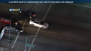 Authorities chase speeding driver from Anaheim to downtown LA