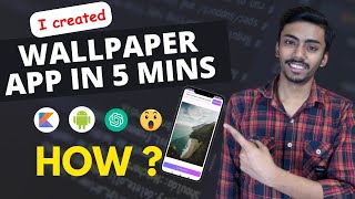 Wallpaper app in 5 mins in android studio | how to create wallpaper app in android studio screenshot 5