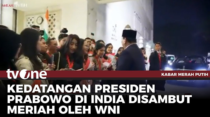 Antusias WNI Sambut Presiden Prabowo Larut Malam di New Delhi | Kabar Merah Putih tvOne