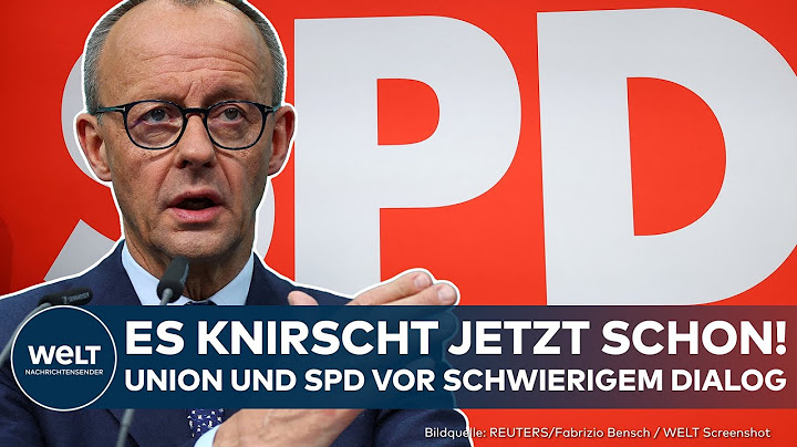 DEUTSCHLAND: Spannungen zwischen Union und SPD! Bildung einer Koalition wird schwierig