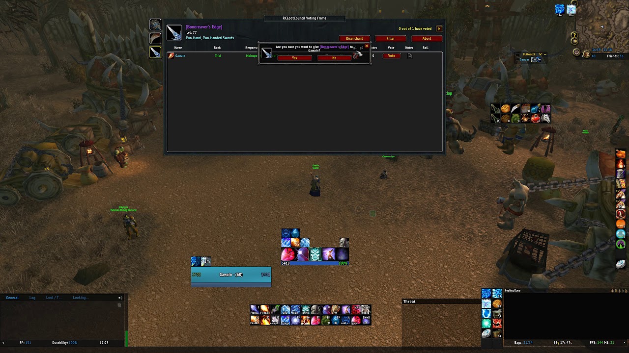 RCloot council for Classic WoW