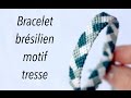 DIY : bracelet brésilien motif tresse ✨ Marion Blush