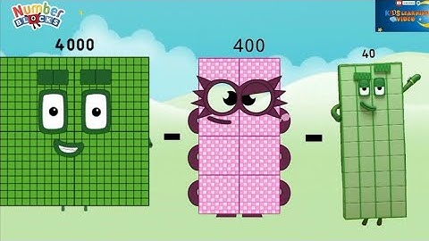 Subtraction with Numberblocks |subtraction counting | cartoons #mathsforkid@kidslearningvideos29