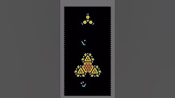 Ships & Oscillators ♫ #cellularautomata #mathart #algorithmicart #pixelart #animation