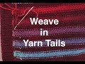 How to Weave in Yarn Tails With Reverse Duplicate Stitch // Technique Tuesday