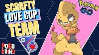 INSANE!! Scrafty DOMINATES The Love Cup In Pokemon GO Battle League!!