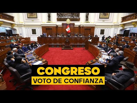 EN VIVO: Congreso debate voto de confianza al gabinete de Mirtha Vásquez