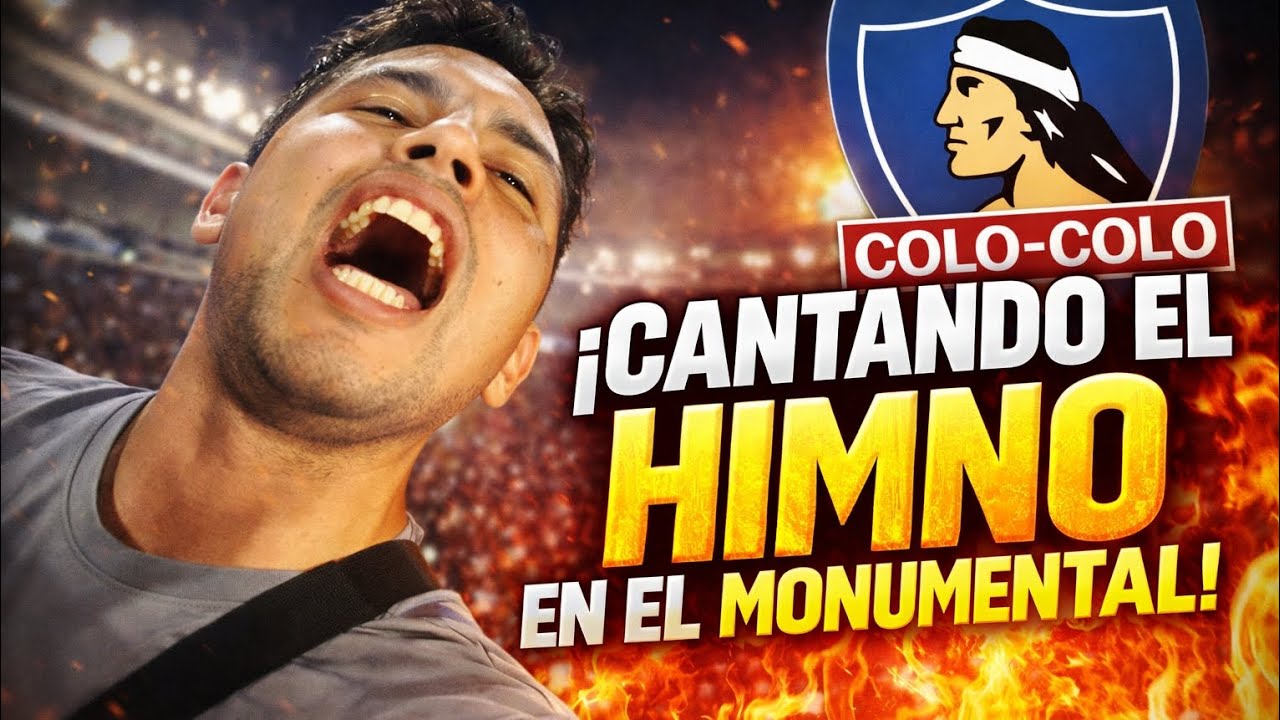 Col Col Song Cantando el himno de Colo Colo en el Monumental 🤟🏼🔥 - YouTube