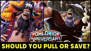 Pull Or Save? OPTC Worldwide Anniversary Blackbeard Sugo Fest Analysis! [One Piece Treasure Cruise]
