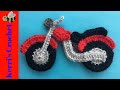 Crochet Motorbike Tutorial - Crochet Applique Tutorial