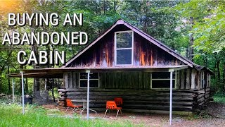 BUYING |ABANDONED CABIN  | homesteading | off grid living | cabin build | cabin | off grid cabin