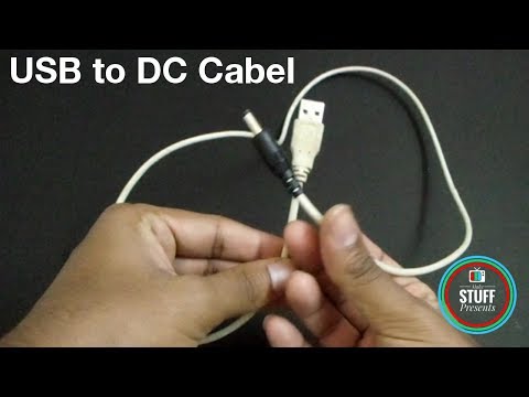 How to make a USB to DC Cable from an old Mouse or Keyboard USB Cable | Recycle & Hack