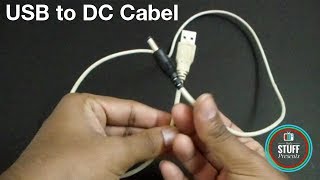 How to make a USB to DC Cable from an old Mouse or Keyboard USB Cable | Recycle & Hack