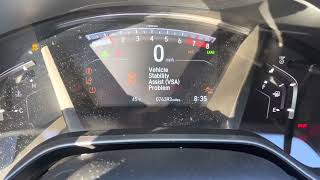 2017 Honda CRV Warning Lights, Fuel Injector Replaced