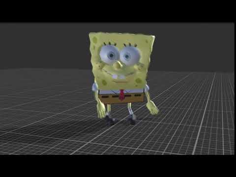 SpongeBob doing the