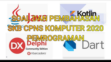 SKB KEKOMPUTERAN CPNS 2020 pemrograman