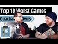 Top 10 Worst Games in Quackalope's Collection - BoardGameCo Edition