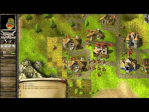 Knights u0026 Merchants: The Shattered Kingdom прохождение на русском (1 миссия)