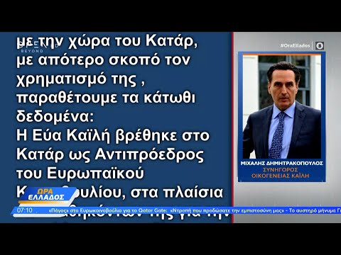 Η πρώτη επίσημη θέση της Εύας Καϊλή, μέσω του δικηγόρου της | Ώρα Ελλάδος 14/12/2022 | OPEN TV