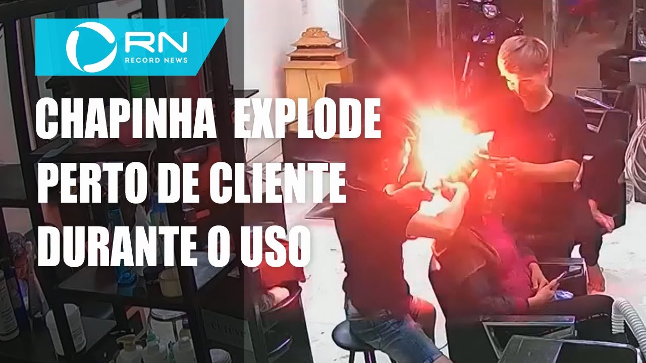 Secador de cabelo explode e fere secretária 