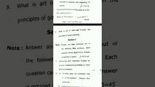 #BCA...2021 Question paper (PYQs).😀 business communication (BC).. #viralshort