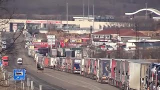 10 kilométeres kamionsor a török-bolgár határon