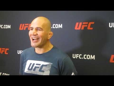 UFC Media Day with Glover Teixeira who fights at UFC Fight Night on ESPN in Sunrise