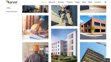 Borvel - Construction Building Company HTML Template