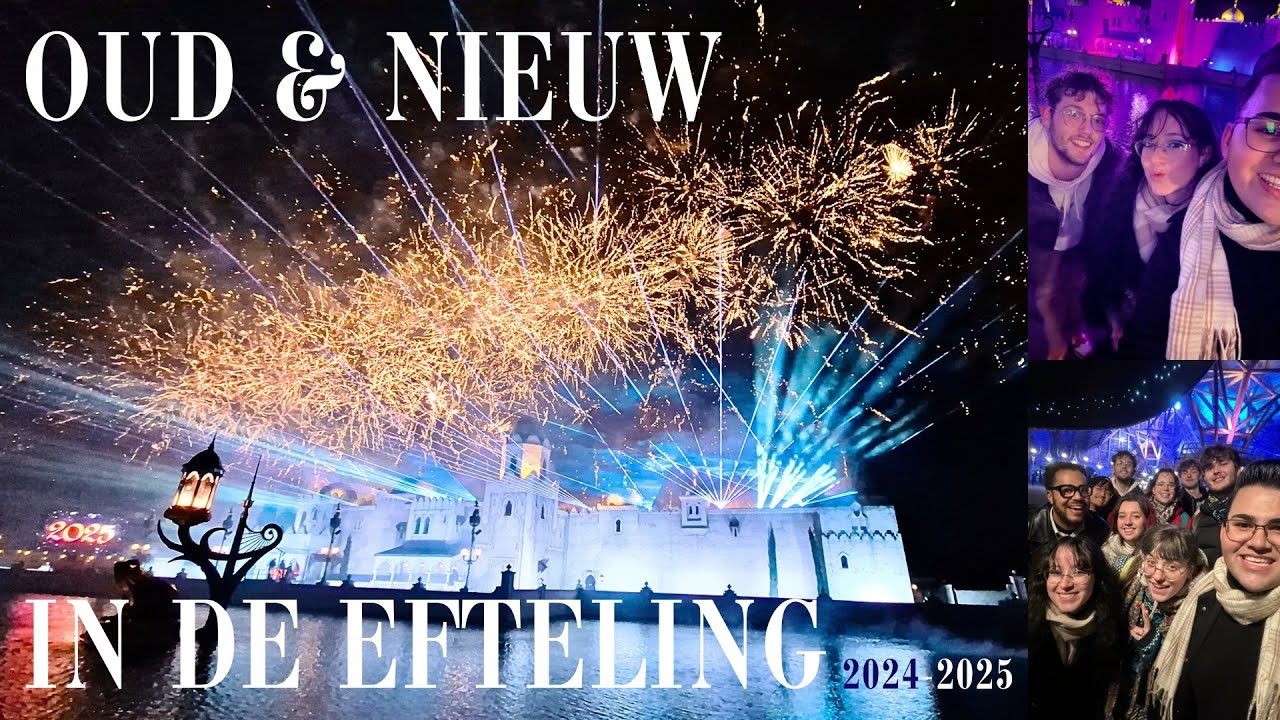 #41 OUD & NIEUW vieren in de EFTELING 2024-2025! Aquanura & vuurwerkshow | DewiDenice
