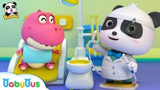 baby panda dentist doctor pretend play doctor song kids good habits baby song babybus