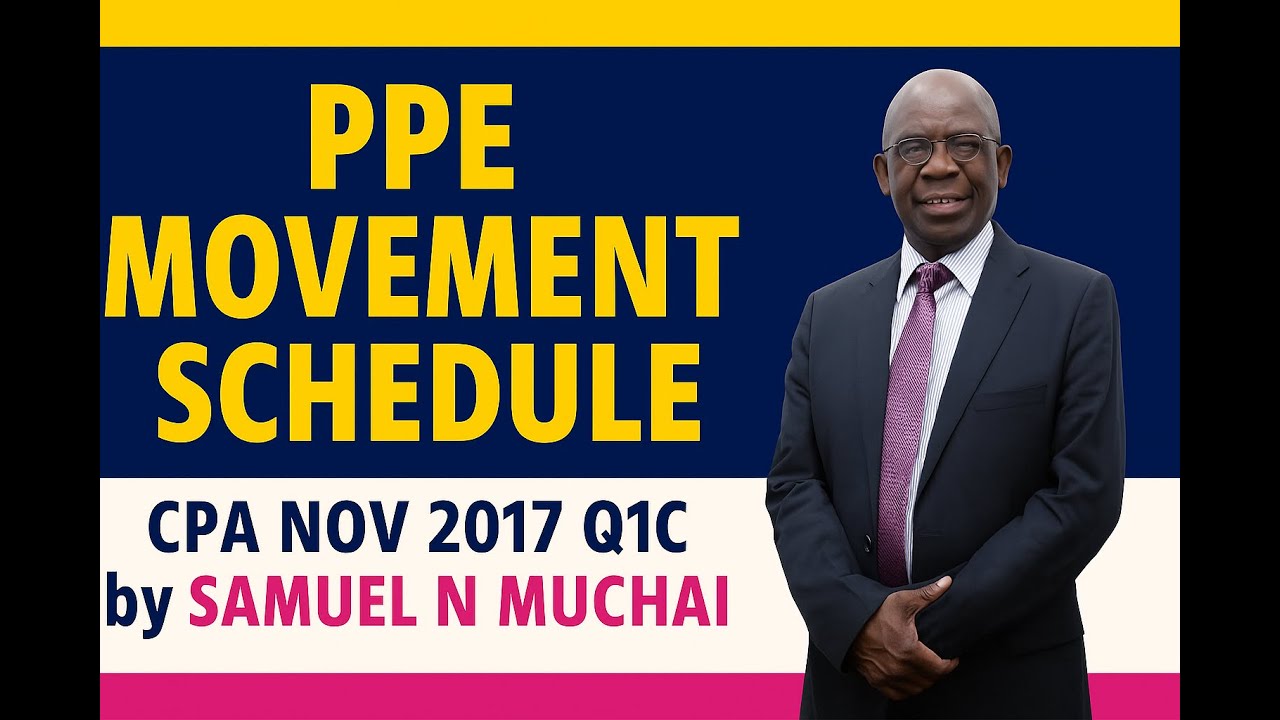 PPE MOVEMENT SCHEDULE Nov 2017 Q1C