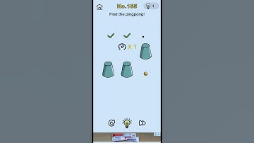 Brain 🧠 out level 155 Find the pingpong