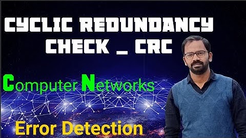 Cyclic Redundancy Check(CRC) in Computer Networks || Error Detection in computer networks  || GATE