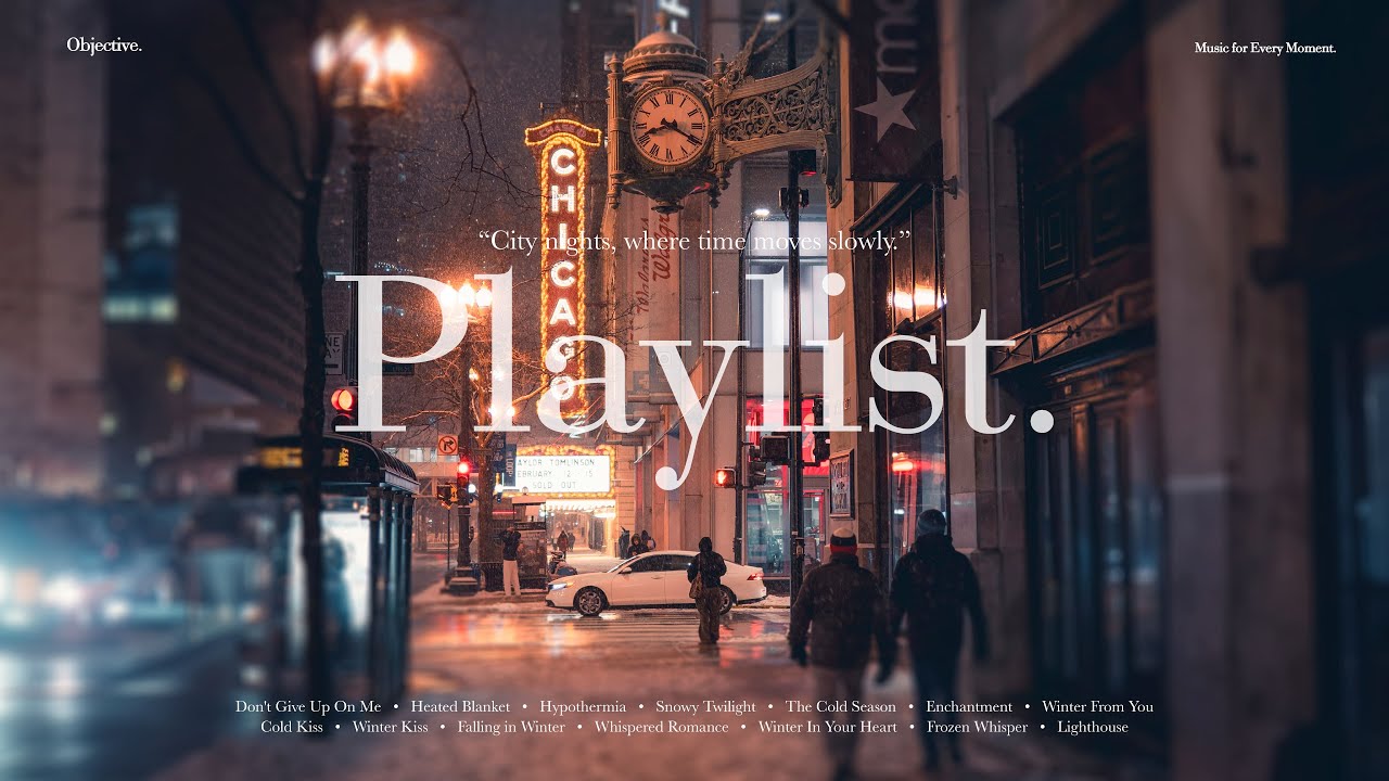 [Playlist] 도시의 밤, 느리게 흐르는 시간 🌨️ ｜ 공부할 때 듣는 감성 팝송 모음